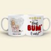 Best Bum Ever, Personalized Couple Mug, Gift For Couple