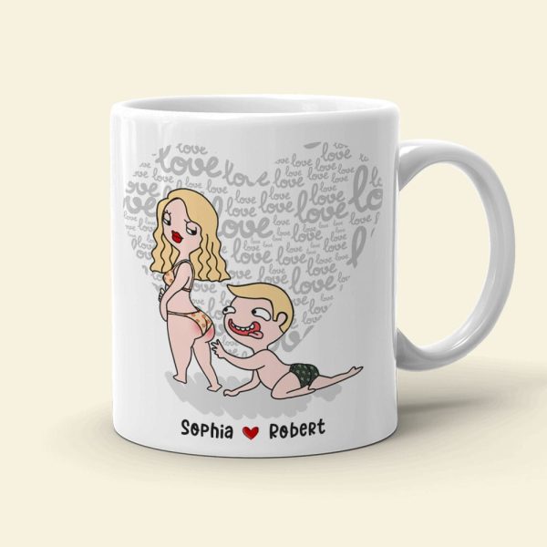 Best Bum Ever, Personalized Couple Mug, Gift For Couple, Valentine Gift, 131223