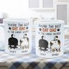 Best Cat Dad In The Hole World - Personalized Mug