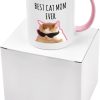 Best Cat Mom Ever Coffee Mug Gift for Cat Mom Women, Mothers Day Birthday Christmas Gift
