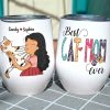 Best Cat Mom Ever Personalize Mug, Gift For Cat Lovers, Funny Cat Mom Mug