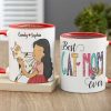 Best Cat Mom Ever Personalize Mug, Gift For Cat Lovers, Funny Cat Mom Mug