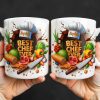 Best Chef Ever With Chef Hat And Vegetables - Personalized Custom Coffee Mug - JBS071_MG