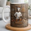 Best Chef Ever With Kitchen Tools And Cooking Stove - Personalized Custom Coffee Mug - COOK033_MG