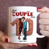 Best Couple Ever, Couple Gift, Personalized Coffee Mug, Couple Kissing Mug, Christmas Gift