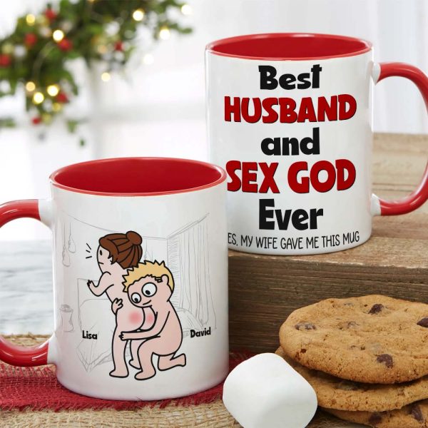 Best Couple Make Love, Personalized Naughty Couple Mug Wine Tumbler Accent Mug