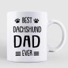 Best Dachshund Dad Ever Personalized Mug