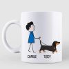 Best Dachshund Dad Ever Personalized Mug