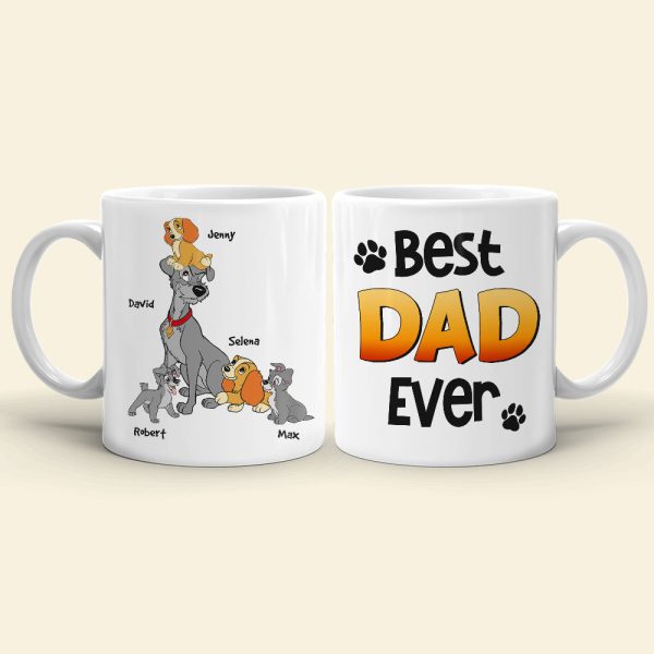 Best Dad Dog Ever 02NAHN050423 Personalized Mug Father's Day Gift