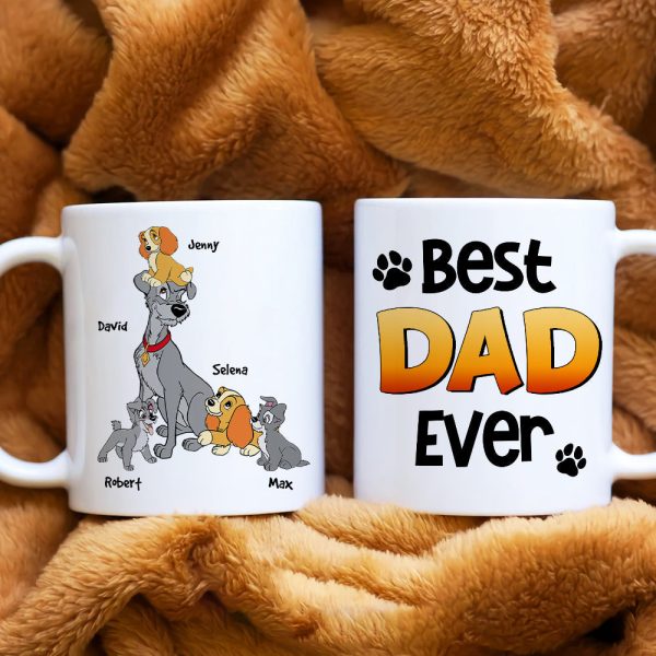 Best Dad Dog Ever 02NAHN050423 Personalized Mug Father's Day Gift
