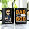 Best Dad Drinking Gift 07DTDT220423TM Personalized Black Mug