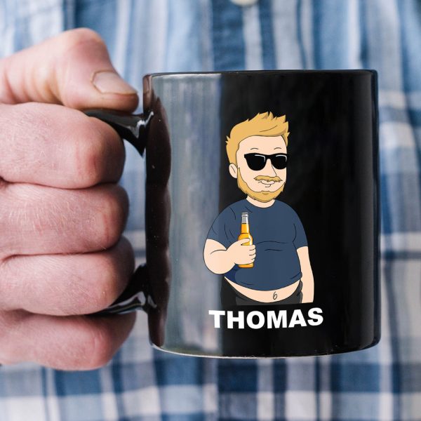 Best Dad Drinking Gift 07DTDT220423TM Personalized Black Mug