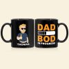 Best Dad Drinking Gift 07DTDT220423TM Personalized Black Mug