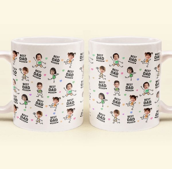 Best Dad Ever - Funny Version - Personalized Photo Mug