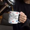 Best Dad Ever - Gift For Father, Grandpa - 3D Inflated Effect Printed Mug, Personalized White Edge-to-Edge Mug