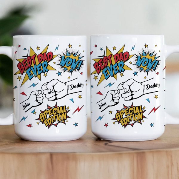 Best Dad Ever - Limited Edition - Personalized Mug