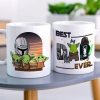 Best Dad Ever - Personalized White Mug