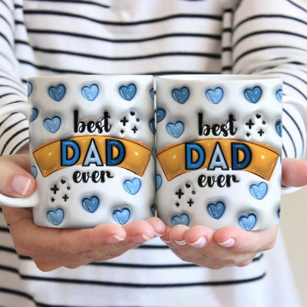 Best Dad Ever Father's Day 3DInflated Mug DM01 890913