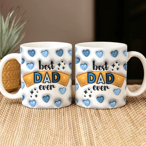 Best Dad Ever Father's Day 3DInflated Mug DM01 890913