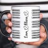 Best Dad Ever Funny Dad Hidden Message Personalized Mug, Father's Day Gift for Dad, Custom Kids' Names