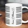Best Dad Ever Funny Dad Hidden Message Personalized Mug, Father's Day Gift for Dad, Custom Kids' Names