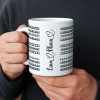 Best Dad Ever Funny Dad Hidden Message Personalized Mug, Father's Day Gift for Dad, Custom Kids' Names