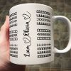 Best Dad Ever Funny Dad Hidden Message Personalized Mug, Father's Day Gift for Dad, Custom Kids' Names