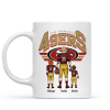 Best Dad Ever NFL Dream Team - Personalized Mug - Gifts For American Football Lover | TM12 HN02