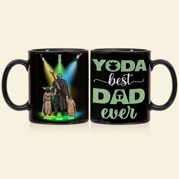 Best Dad Ever Personalized Coffee Mug 02OHPO250423HH