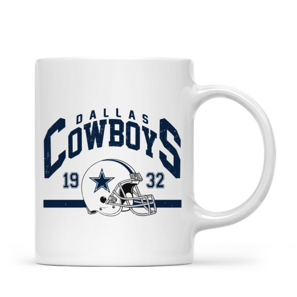Best Dad Ever Vintage - Personalized Mug - Gifts For American Football Lover | TM12 HN02