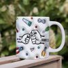 Best Dad Ever With 3D Inflated Mug Personalized Gift DM01 890885