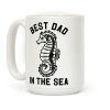 Best Dad In The Sea Seahorse Coffee Mug