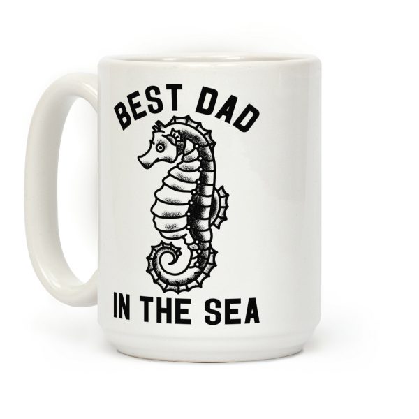 Best Dad In The Sea Seahorse Coffee Mug