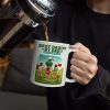 Best Daddy By Par 3D Effect - Personalized White Edge-to-Edge Mug