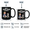 Best Dog Dad Ever 3D Effect - Personalized Black Mug