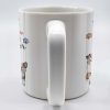 Best Dog Dad Ever, Dogs, Paws, And Beer Mug - Personalized Custom Coffee Mug - DAD056_MG