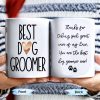 Best Dog Groomer Thanks For Taking Such Great Care - Personalized Custom Coffee Mug - DOG067_MG