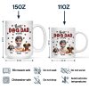 Best Dog Mom Dog Dad 3D - Personalized Mug