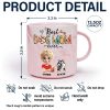 Best Dog Mom Ever - Personalized Marble Mug