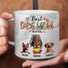 Best Dog Mom Ever - Personalized Marble Mug
