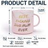 Best Dog Mom Ever 3D Effect - Personalized Marble Mug