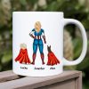 Best Dog Mom Ever Personalized Mug Gift For Superhero Mom