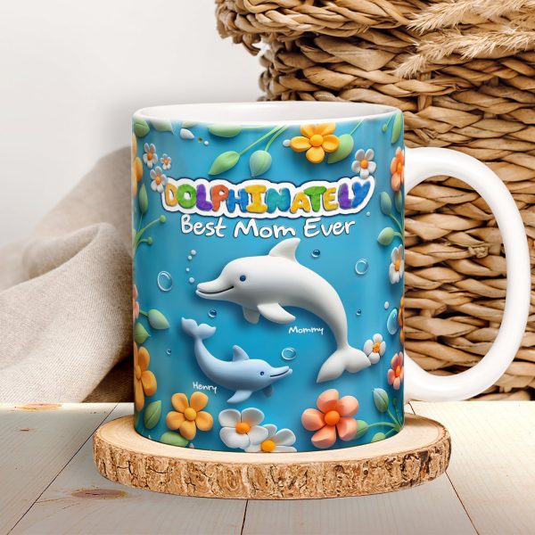 Best Dolphin Mom Coffee Mug - Personalized Gifts For Mother 03QHLU080425
