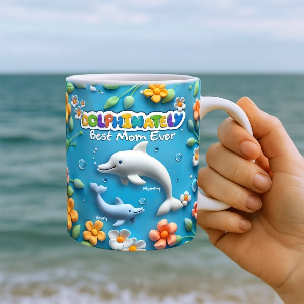 Best Dolphin Mom Coffee Mug - Personalized Gifts For Mother 03QHLU080425