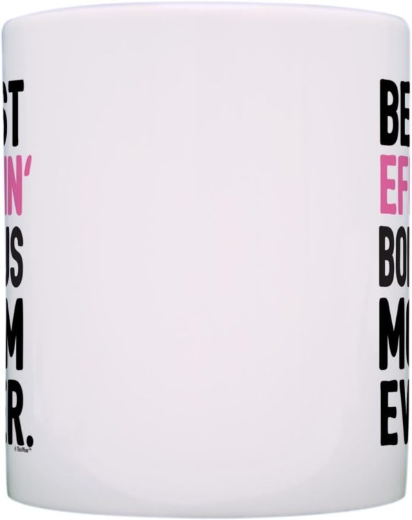 Best Effin Bonus Mom Ever Coffee Mug Funny Stepmom Gift from Daughter Stepson Birthday Mother's Day Christmas Gift