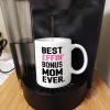 Best Effin Bonus Mom Ever Coffee Mug Funny Stepmom Gift from Daughter Stepson Birthday Mother's Day Christmas Gift