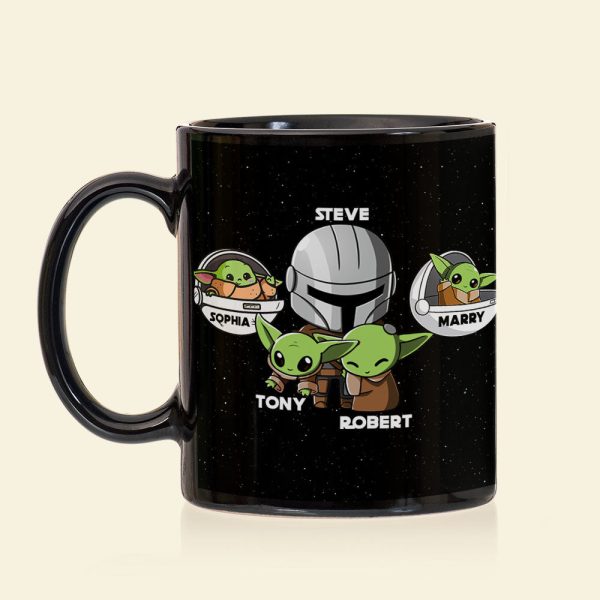 Best Family Dad Gift 06OHPO180423 Personalized Black Mug