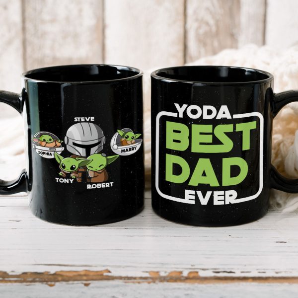 Best Family Dad Gift 06OHPO180423 Personalized Black Mug
