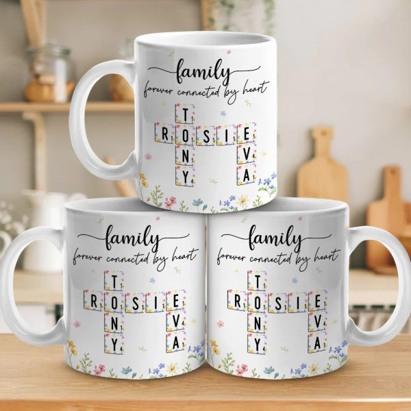 Best Family Ever - Family Personalized Custom Mug - Christmas Gift For Family Members, Siblings, Brothers, Sisters