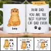 Best Fluffin Cat Dad Ever Personalized Mug